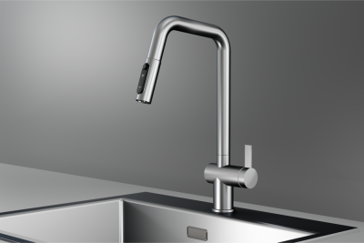 Детальное фото товара: GRANULA 7273 смеситель, сталь сатин