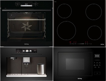 Фото товара: KORTING HI 64540 B + OKB 6820 EN + KMI 827 GN + KCM 9830 BCG