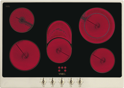 Детальное фото товара: Smeg P875PO стеклокерамическая поверхность