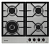 Фото товара: Grundig GIGA 6234260 XE газовая поверхность
