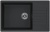 Детальное фото товара: KUCHENSTERN FLUG 60, мойка, гранит, черный