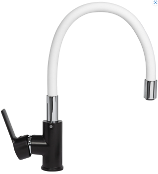 Фото товара: Zigmund & Shtain ZS 2400W, смеситель, черный базальт