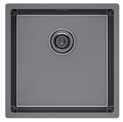 Детальное фото товара: Paulmark LASSAN 44 UNI, мойка, нержавеющая сталь, вороненая сталь