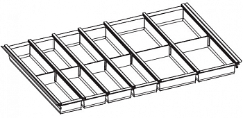 Фото товара: Ninka Cuisio Aqua 800, Legrabox Blum, лоток для столовых приборов, черный