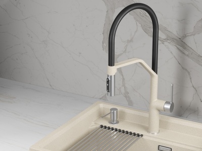 Детальное фото товара: GRANULA 9012 смеситель, гранит, пирит