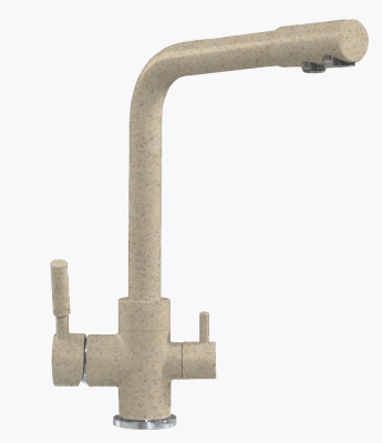 Polygran Высокий Дуо, смеситель, опал 328