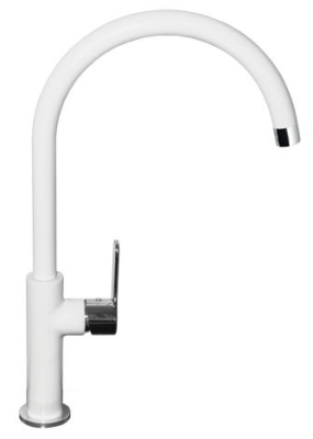 ALVEUS ARC 80, смеситель, белый