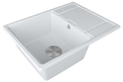 Детальное фото товара: Paulmark FLUGEN 50-650, мойка, гранит, белый