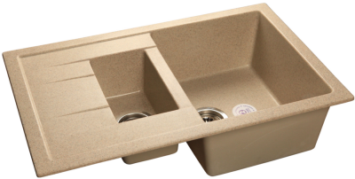 Детальное фото товара: GranFest QUADRO GF-Q-775 KL, мойка, мрамор, песок