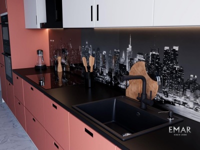 Emar EMQ-1640.Q, мойка, гранит, оникс Детальное фото товара: Emar EMQ-1640.Q, мойка, гранит, оникс