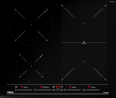 Детальное фото товара: Teka IZF 64440 MSP BLACK индукционная поверхность