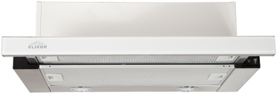 Фото товара: Elikor Интегра GLASS 45Н-400-В2Д нерж/стекло белое