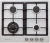 Zigmund & Shtain GN 128.61 W Детальное фото товара: Zigmund & Shtain GN 128.61 W газовая поверхность