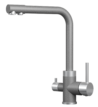 Фото товара: GRANULA GR-5015 смеситель, нержавеющая сталь, графит