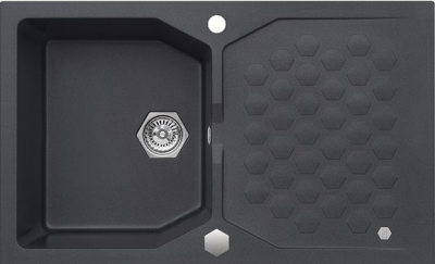 ALVEUS SENSUAL 30 GRANITAL+ TWILIGHT-G05M, мойка, гранит, черный металлик (в компл. с сиф.1101462) ALVEUS SENSUAL 30 GRANITAL+ TWILIGHT-G05M, мойка, гранит, черный металлик (в компл. с сиф.1101462)