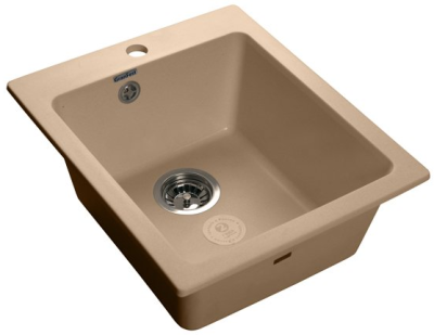 GranFest PRAKTIK GF-P-505, мойка, мрамор, топаз