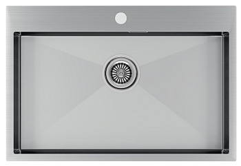 Фото товара: Paulmark KRONER 75, мойка, нержавеющая сталь брашированная