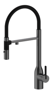 Детальное фото товара: Paulmark Magneto One, смеситель, вороненая сталь