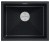 Детальное фото товара: Paulmark LUMI 55UNI, мойка, гранит, черный металлик