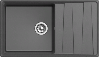 Детальное фото товара: GranFest LEVEL GF-LV-860L, мойка, мрамор, графит