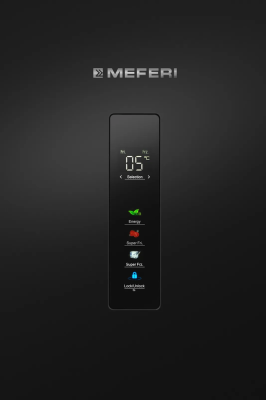 Детальное фото товара: MEFERI MFR185BK TOTAL NO FROST COMBI ULTRA