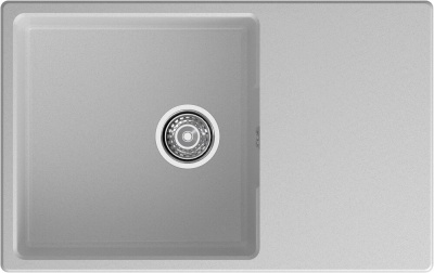 GranFest URBAN 678L, мойка, гранит, серый