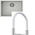 Фото товара: Omoikiri Bosen 54-U-WH + Kanto-2 Plus-SB BN-WH белый