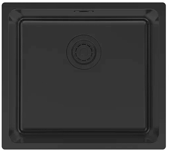 Фото товара: Paulmark YUNI 49 UNI, мойка, нержавеющая сталь, матовый черный