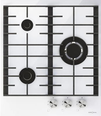 Krona HAGEL 45 WH W Детальное фото товара: Krona HAGEL 45 WH W газовая поверхность