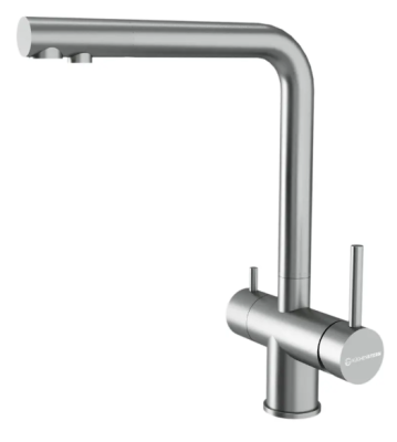 Детальное фото товара: KUCHENSTERN FOKUS-FS, смеситель, нержавеющая сталь