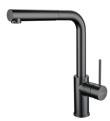 Фото товара: Rivelato ALBANO 1573503 PVD black, смеситель, черный