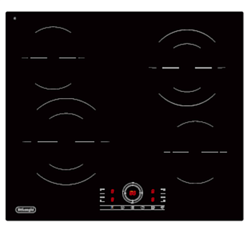 Фото товара: DeLonghi VITTORIO 2E1F CR стеклокерамическая поверхность