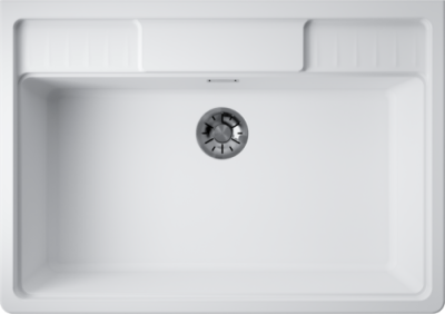 Фото товара: Omoikiri Kinokawa 90-WH, мойка, керамика, белый