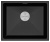 Детальное фото товара: Paulmark LUMI 55UNI, мойка, гранит, черный