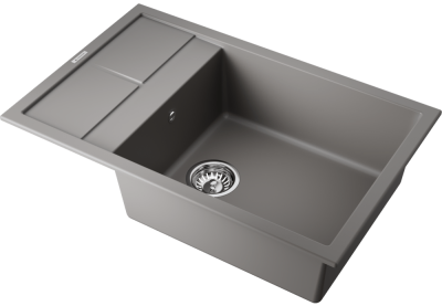 Детальное фото товара: Omoikiri Sumi 78A-LB-GR, мойка, керамика, ленинградский серый