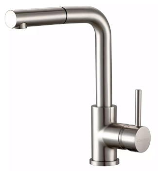 Фото товара: Paulmark KASSEL, смеситель, брашированная сталь