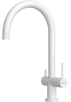 Фото товара: Omoikiri Yamada Slim-WH, смеситель, белый
