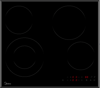 Фото товара: Midea MCH64407F стеклокерамическая поверхность