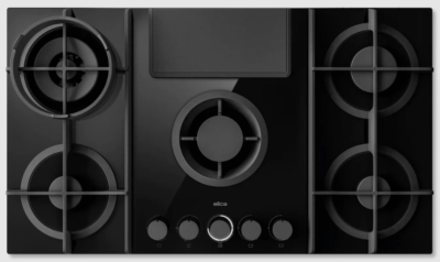 Детальное фото товара: ELICA NIKOLATESLA FLAME EVO BL/A/88 газовая поверхность