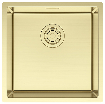 Фото товара: Paulmark LASSAN 44 UNI, мойка, нержавеющая сталь, светлое золото