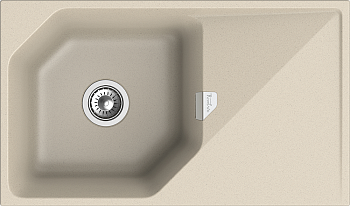 Фото товара: Rivelato LOCUS LS-85 beige scuro, мойка, гранит, темно-бежевый