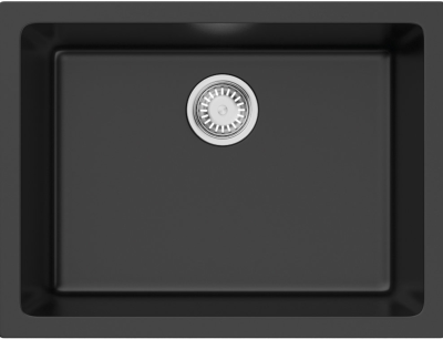 Omoikiri Okinoshima 61-U/I-BL, мойка, керамика, черный Omoikiri Okinoshima 61-U/I-BL, мойка, керамика, черный