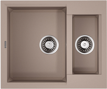 Фото товара: Omoikiri Sakaime 60-2-SA, мойка, гранит, бежевый