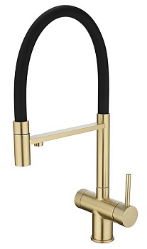 Фото товара: Emar EC-7024 Matt Gold, смеситель, матовое золото