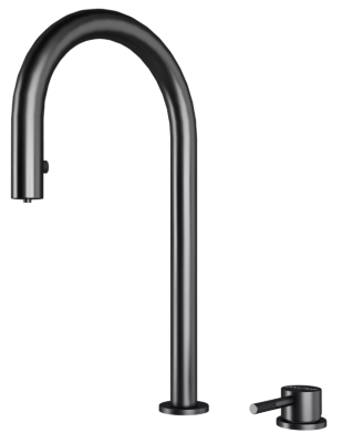 Детальное фото товара: Paulmark ESTETICA, смеситель, вороненая сталь