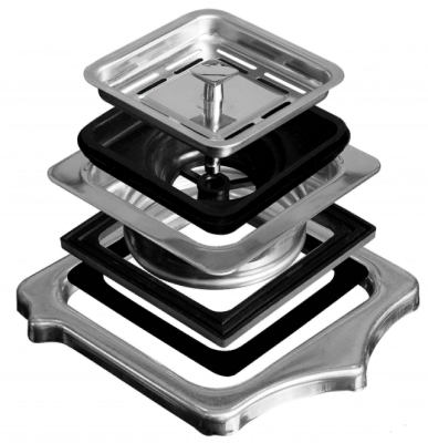 Oulin переходник для измельчителя, квадратный