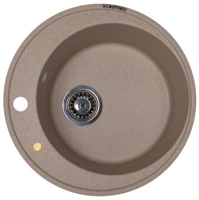 Детальное фото товара: Ecoshtein KREIS 500, мойка, гранит, песочный