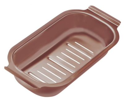 Детальное фото товара: ALVEUS коландер для мойки, нержавеющая сталь COPPER 171X360