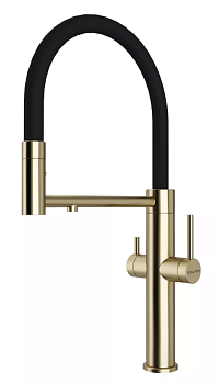 Фото товара: Paulmark NEXUS, смеситель, светлое золото