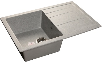 Фото товара: GranFest QUADRO GF-Q-780 L, мойка, мрамор, серый